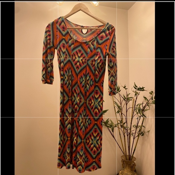 Fabulous Aztec Print Dress EUC - Picture 2 of 6